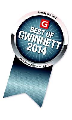 Voted Best of Gwinnett 2014