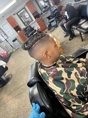 Mid-Bald Fade done by "Dee" Instagram @_coldcutz_