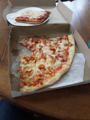 The individual slices are huge and the Sicilian slices are tremendous as well. Delicious.