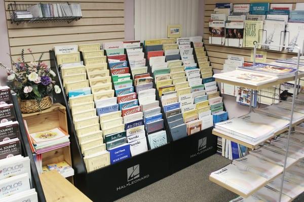 Large selection of music books