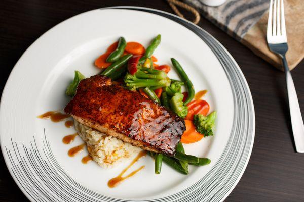 Cherry Glazed Salmon