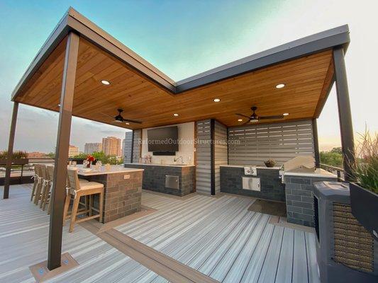 Allen's Rooftop Outdoor Living Space