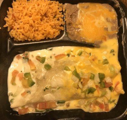 Chicken Fajita Burrito (Take out)