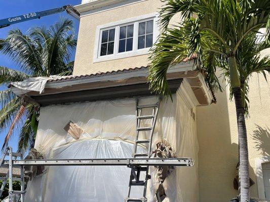 Woodpecker proofing foam repairs in Fort Myers and Naples.