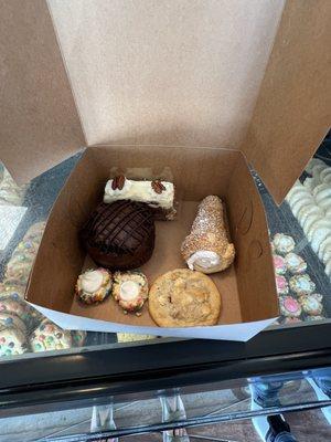 Carrot Cake Slice Chocolate Muffin Thumbprint Cookie Macadamia Nut Cookie French Cream Horn