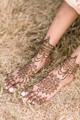 Mandala feet design