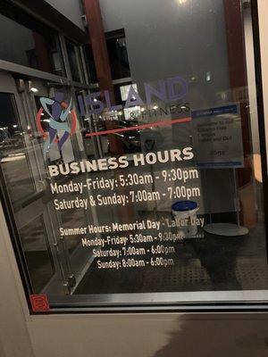 Business hours