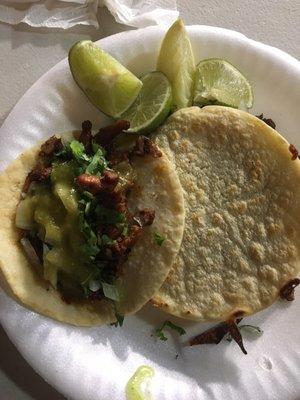 taco $1.50 (al pastor)