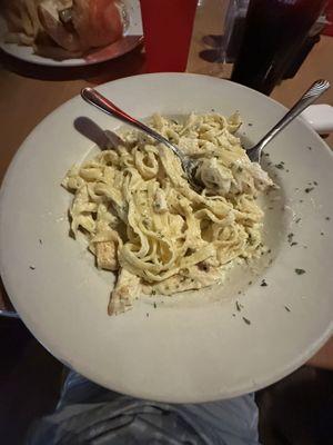 My fettuccini Alfredo