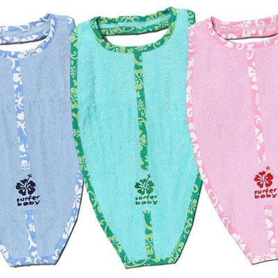 Long Terrycloth Surfboard shaped bibs