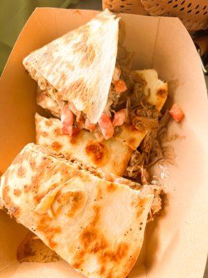 brisket quesadilla