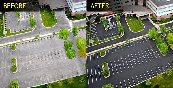 Zebra Parking Lot Maintenance