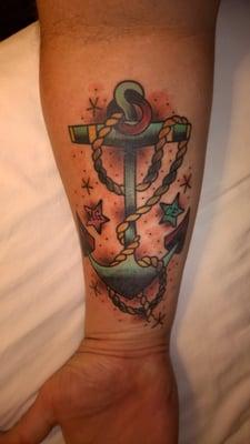 Traditional anchor by Hollywood