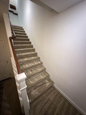 Carpet clean, Staircase