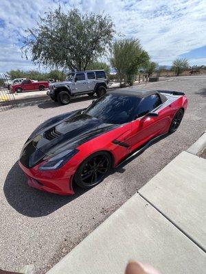 My Vette after ceramic coating. The color just pops out.