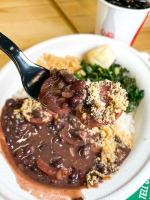 Feijoada with farofa