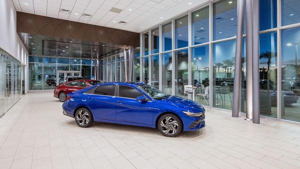 New Earnhardt Hyundai San Tan Showroom