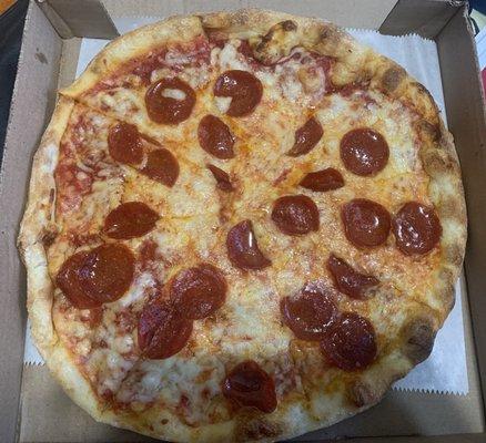 Pepperoni pizza.