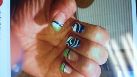 Fantastic Nails - The 12th Man Team - Go Hawks