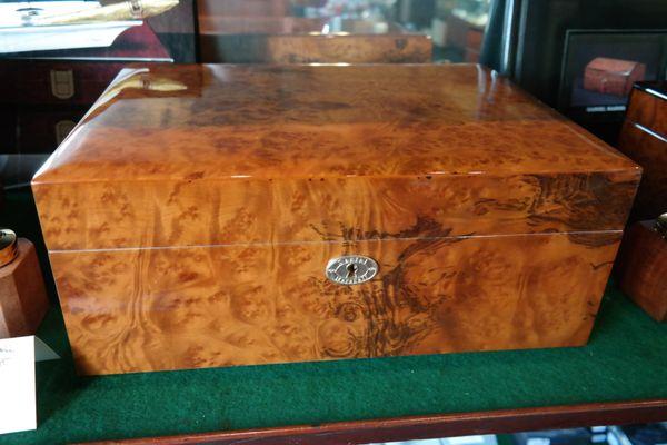 Daniel Marshall humidors.  Made in California.