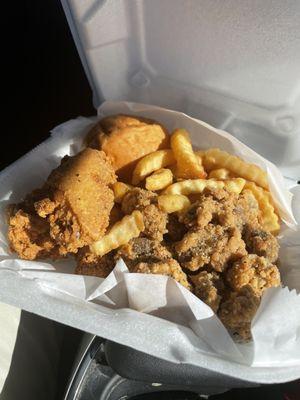 Wings and Gizzards Combo.