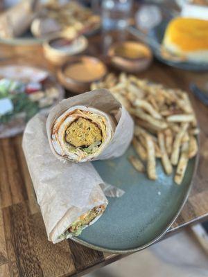 Chicken koobideh wrap