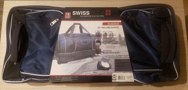 Swisstech + 30" Rolling Duffel... huge bag with shoe department... sweet LOL!