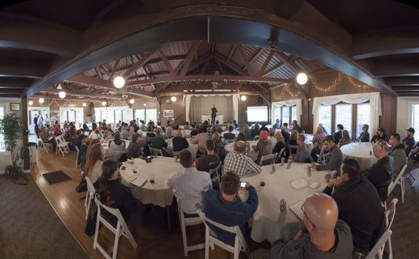 Extended Ballroom View - Photo by Portland Event Photography