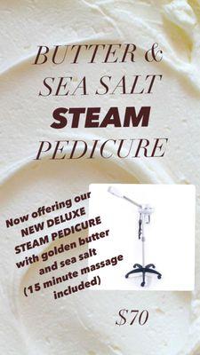 STEAM PEDICURE