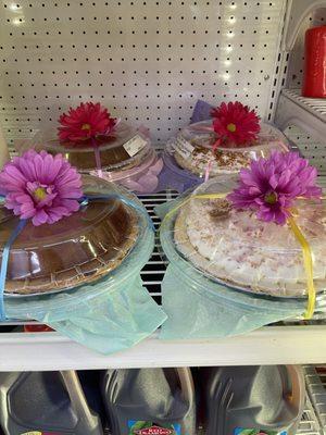 Homemade Pies. Buttermilk & Coconut Creme.