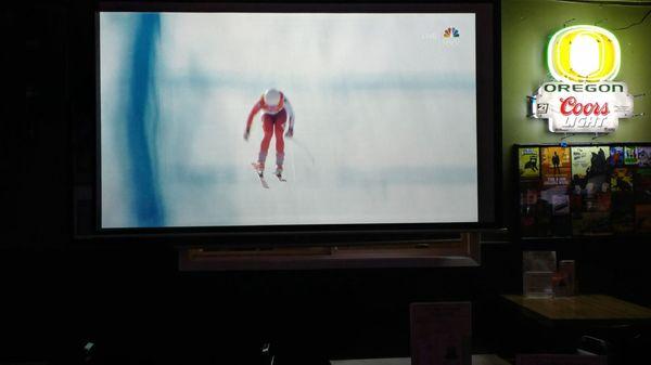 Olympics on the BIG screen!!