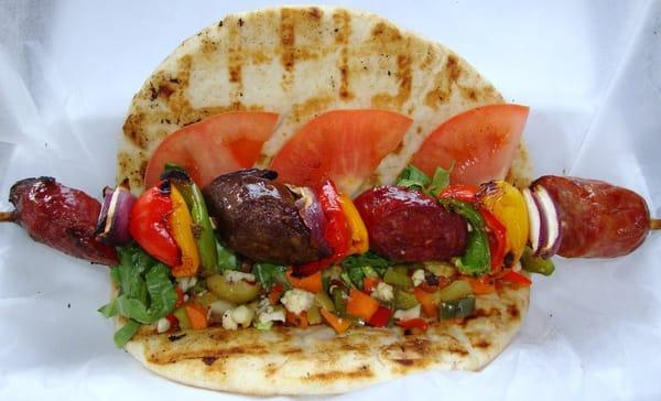 A-Z GAME SAUSAGE KABOB