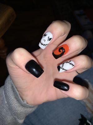 Extreme nail art for Halloween