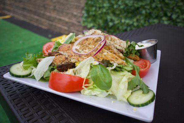 Grilled chicken house salad