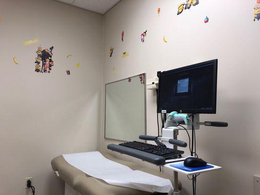 Pediatrics exam room!