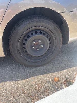 My missing hubcap