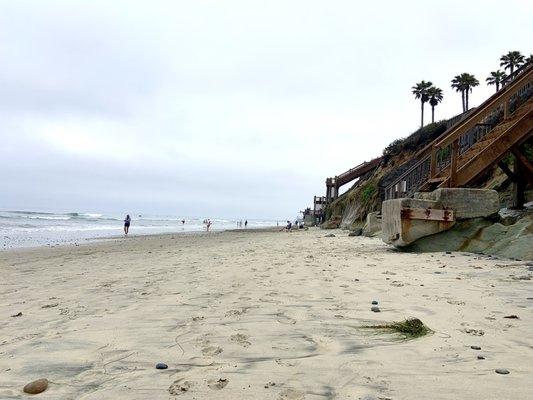 Plenty of space for a Saturday. Perfect place to chill and watch surfers do their thang.