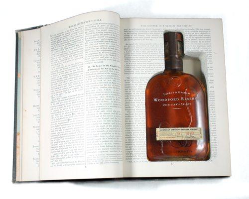 Custom cut Woodford Reserve SneakyBook