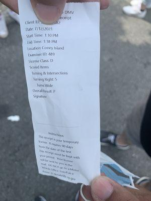 Michael helped me pass my road test.  He was super nice and gave me advice for every practice mistake.  5 stars for sure!