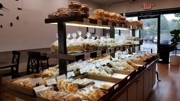 The 2nd side of the bread and muffin counter