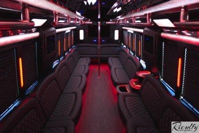 Limo Bus interior