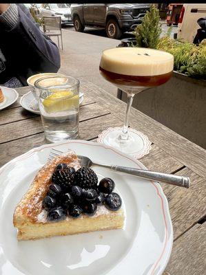 Ricotta Cheesecake ESPRESSO MARTINI CAPPUCCINO