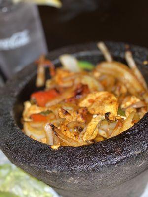 Chicken fajitas