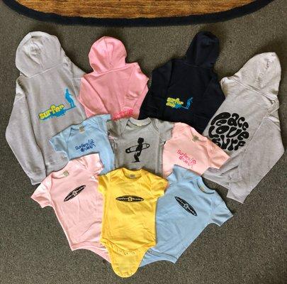 come check out all our cool Surfer Baby gear at Aqua Adventures