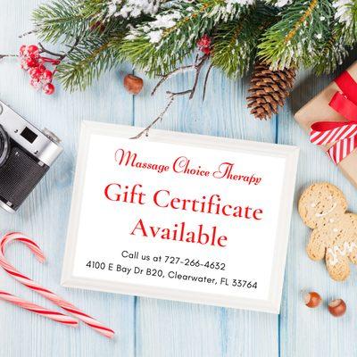 Gift Certificate Available