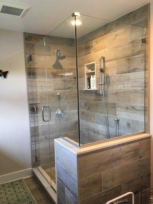 Frameless Shower Enclosure