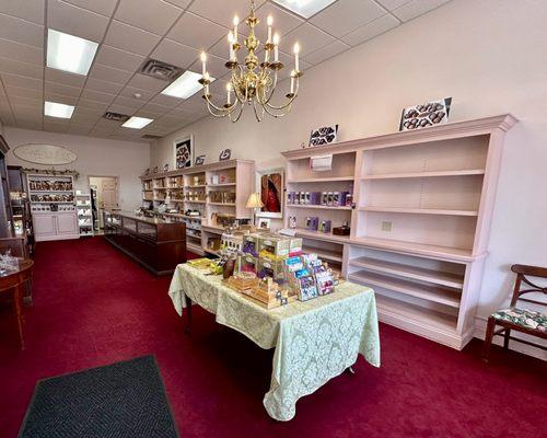 Interior of the store