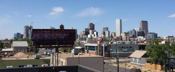 The Denver Skyline from the Zenman Office