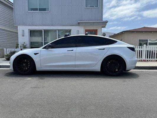 My model 3 after coil install by South Bay autoworkz