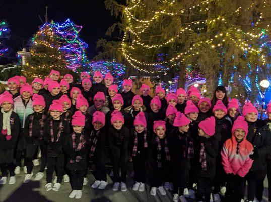 Star Team dancing at Worlds of Fun WInterfest